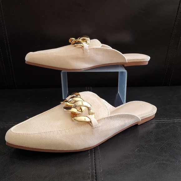 NWOB Pointed Toe Flat Loafers Slides - Size 7 - Picture 7 of 8